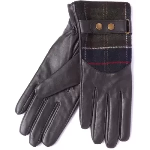 Image of Barbour Womens Dee Tartan Gloves Brown Medium