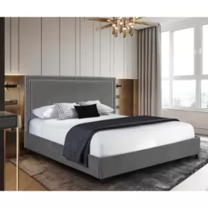 Image of Sensio Bed King Plush Velvet Grey