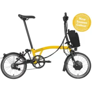 Image of Brompton Electric C Line Explore - Mid Handlebar - Yellow