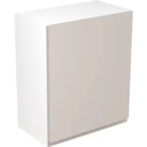 Image of Kitchen Kit Flatpack J-Pull Kitchen Cabinet Wall Unit Super Gloss 600mm in Light Grey MFC