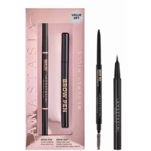 Image of Anastasia Beverly Hills Brow Detail Duo 0.5ml (Various Colours) - Soft Brown