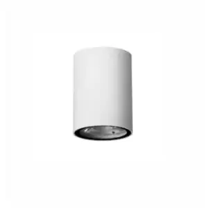 Image of Netlighting Merano Dawson Surface Mounted Downlight Sandy White Aluminium Glass