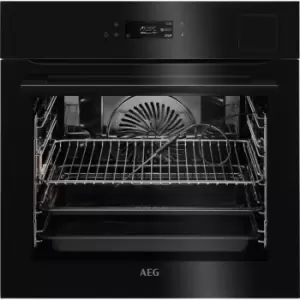Image of AEG SteamPro BSK792380B Built In Electric Single Oven with added Steam Function - Black - A++ Rated