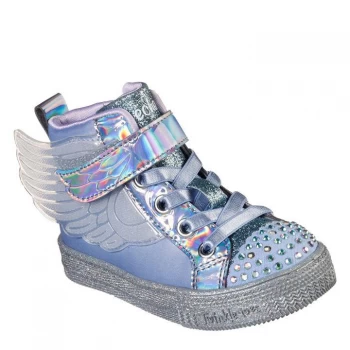 Image of Skechers Shuffle Sparkle Infant Girls Trainers - Purple