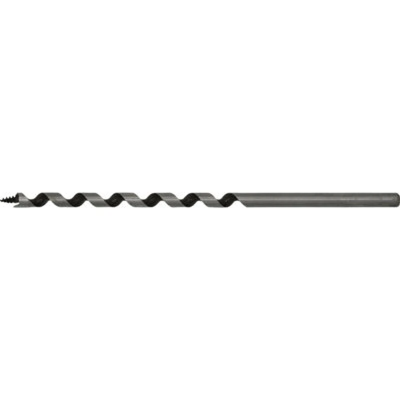 Image of Loops 6 x 155mm Hardened Auger Wood Drill Bit - Hexagonal Shank - Woodwork Timber Multi
