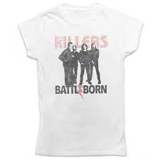 Image of The Killers - Battle Born Womens X-Large T-Shirt - White