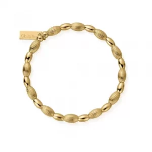 Image of ChloBo Gold Plated Double Rice Bracelet GBCOD