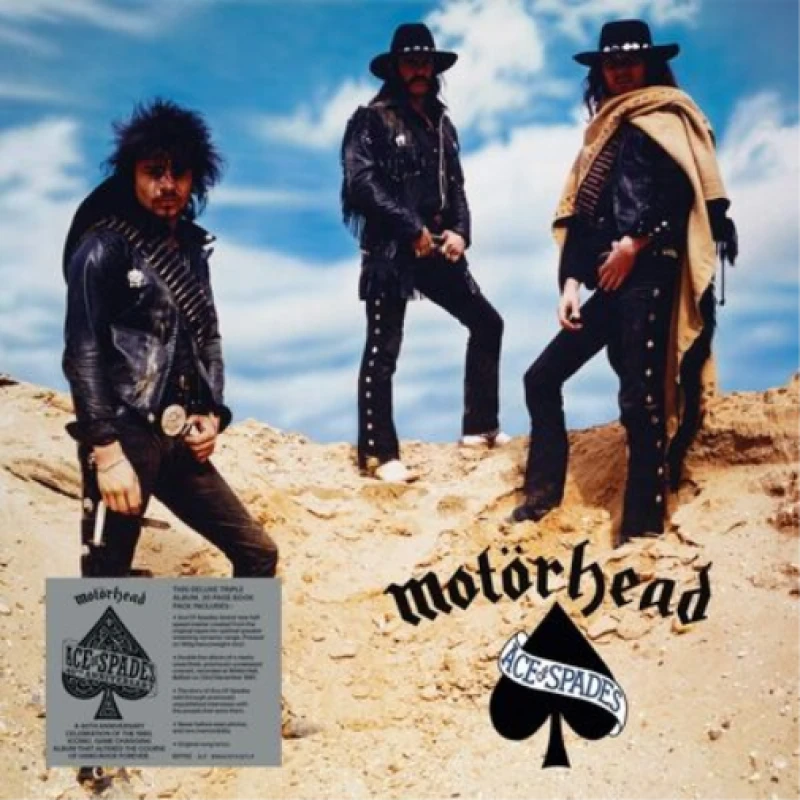 Image of Motorhead Ace Of Spades - 40th Anniversary, Book Pack - Sealed 2020 UK 3-LP vinyl set BMGCAT432TLP