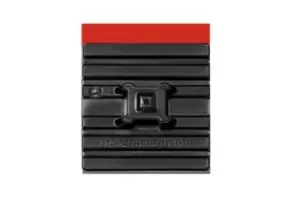 Image of HellermannTyton Self Adhesive Black Cable Tie Mount 28mm x 28mm, 5.4mm Max. Cable Tie Width