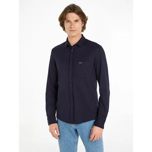 Image of Soft Cotton Shirt in Slim Fit