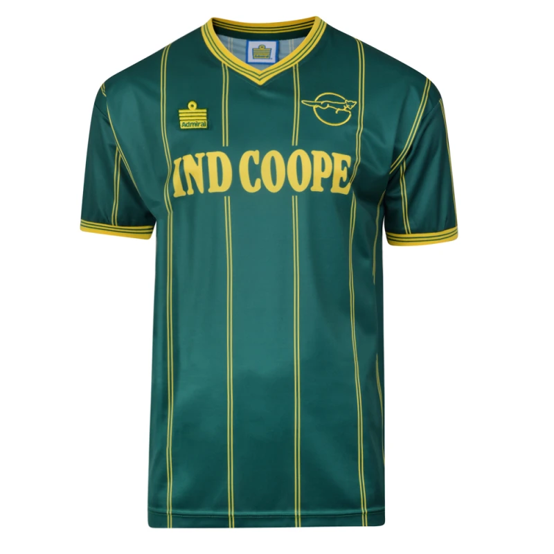 Image of Score Draw Leicester City 1984 Away Admiral shirt LEIC84AADMPYSS-M M Mens Sportswear