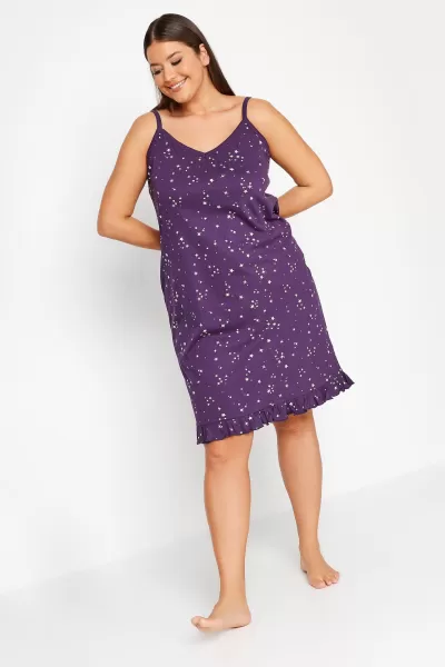 Image of Printed Chemise Nightdress