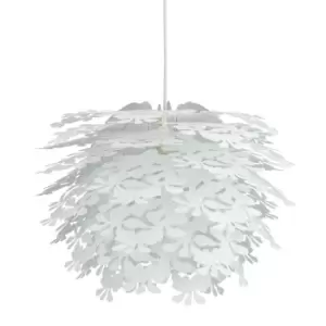 Image of Illumin Flowerpower Pendant Ceiling Light White 45cm