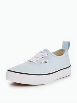 Image of Vans Uy Authentic Elastic Lace Childrens Trainer Blue Size 11