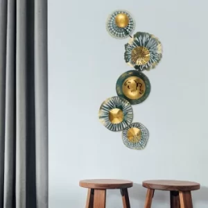 Image of Sensuale Multicolor Decorative Metal Wall Accessory