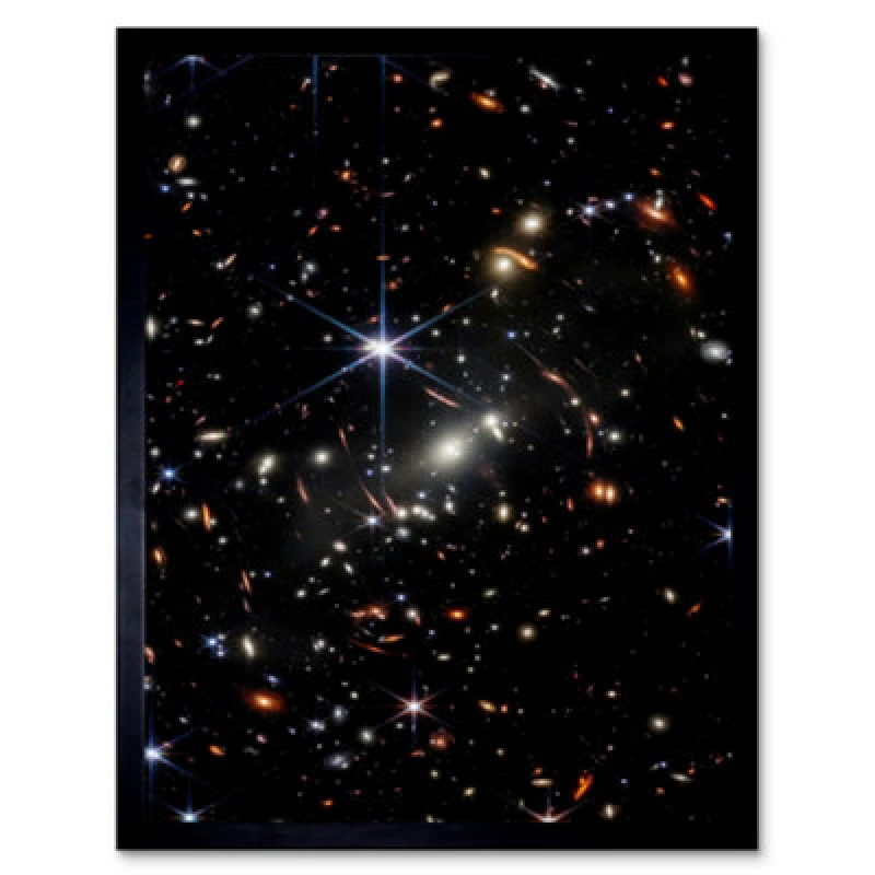 Image of Artery8 Nasa James Space Telescope Deep Field Image Stars Galaxies Framed Wall Art Print