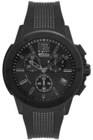 Image of Rotary RGS00004-42-16-X Mens R&G Chronograph Brown Strap Wri