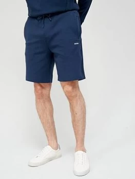 Image of BOSS Headlo 1 Jersey Shorts - Navy, Size L, Men