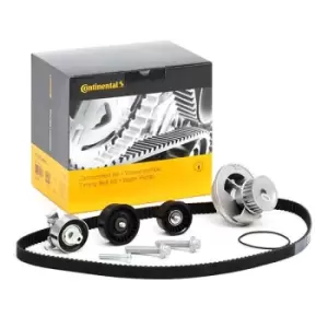 Image of CONTITECH Water Pump + Timing Belt Kit CT975WP2 OPEL,SAAB,VAUXHALL,Corsa C Schragheck (X01),Meriva A (X03),Astra H Caravan (A04),Zafira A (T98)