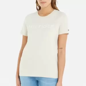 Image of Tommy Hilfiger Cotton-Jersey Logo T-Shirt - L