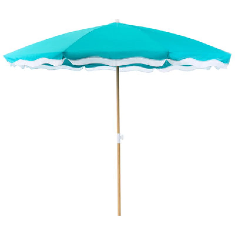 Image of Beliani Market Parasol 232cm Sestriere Turquoise