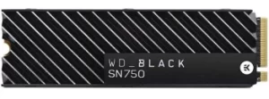 Image of Western Digital 500GB WD_BLACK SN750 NVMe M.2 SSD Drive with Heatsink