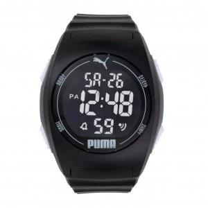 Image of Puma Mens Digital Black Sport Strap Watch