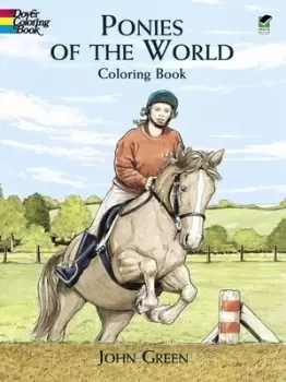 Image of Ponies of the World Colouring Book by J. Green