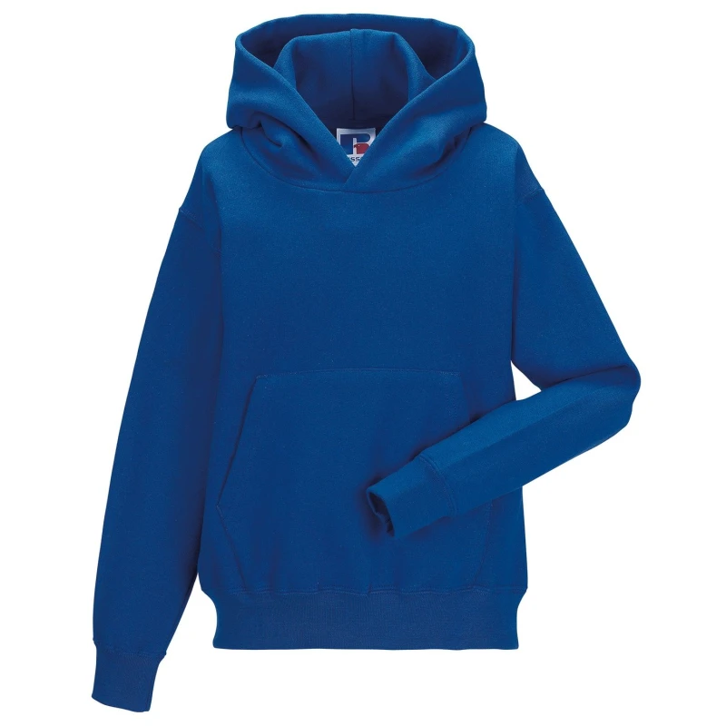 Image of Jerzees Schoolwear Jerzees Schoolgear Hooded Sweatshirt in Royal Size: 3-4 Years Royal Unisex 3-4 Years