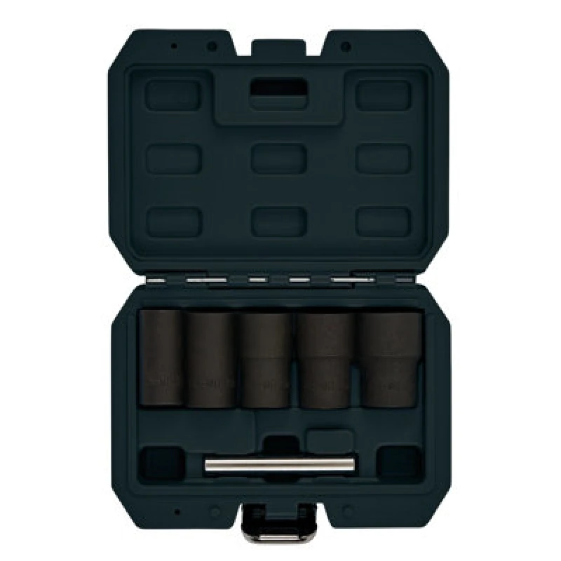 Image of Draper 6 Piece 1/2" Drive Impact Wheel Nut Socket Set 12411 Drive: 1/2"