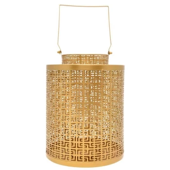 Image of Biba Cut Out Votive Lantern - Gold