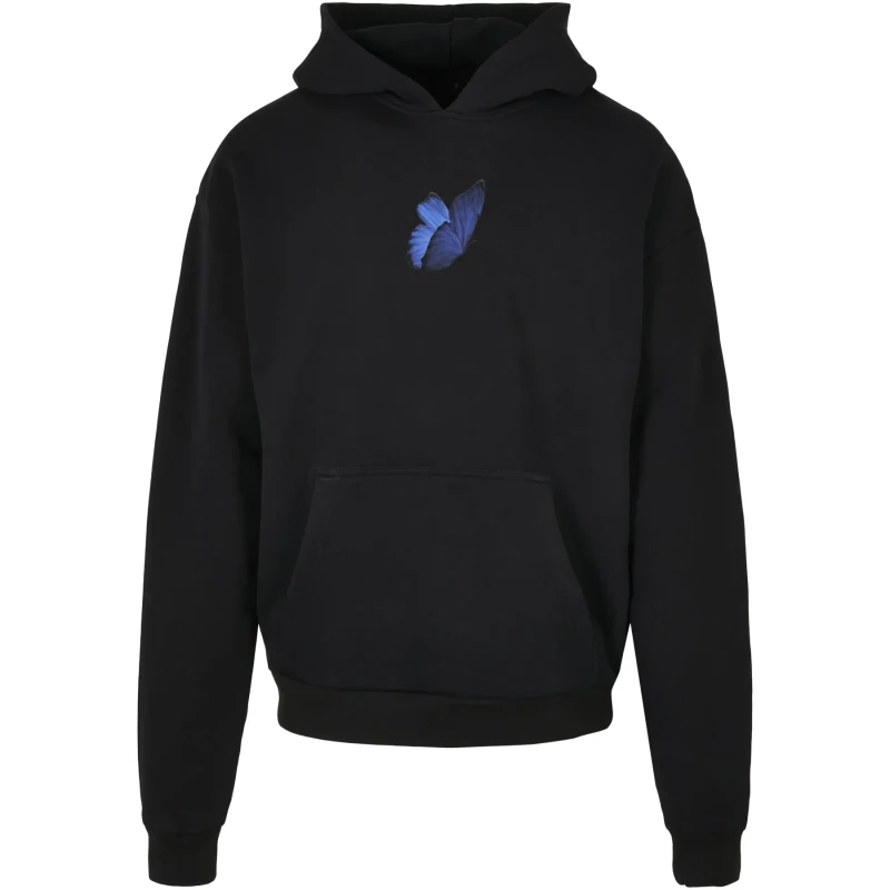 Image of mister tee Hoodie Mister Tee Le Papillon Heavy Oversize Noir Unisex 2XL