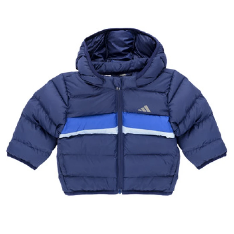 Image of adidas Synthetic Down Jacket Kids boys's Children's Jacket in Blue