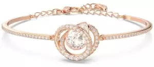Image of Swarovski 5636588 Generation Bangle Rose Gold White Jewellery