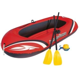 Image of Charles Bentley 2 Seat Inflatable Dinghy Raft With Oars