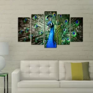 Image of 5PMDF-16 Multicolor Decorative MDF Painting (5 Pieces)