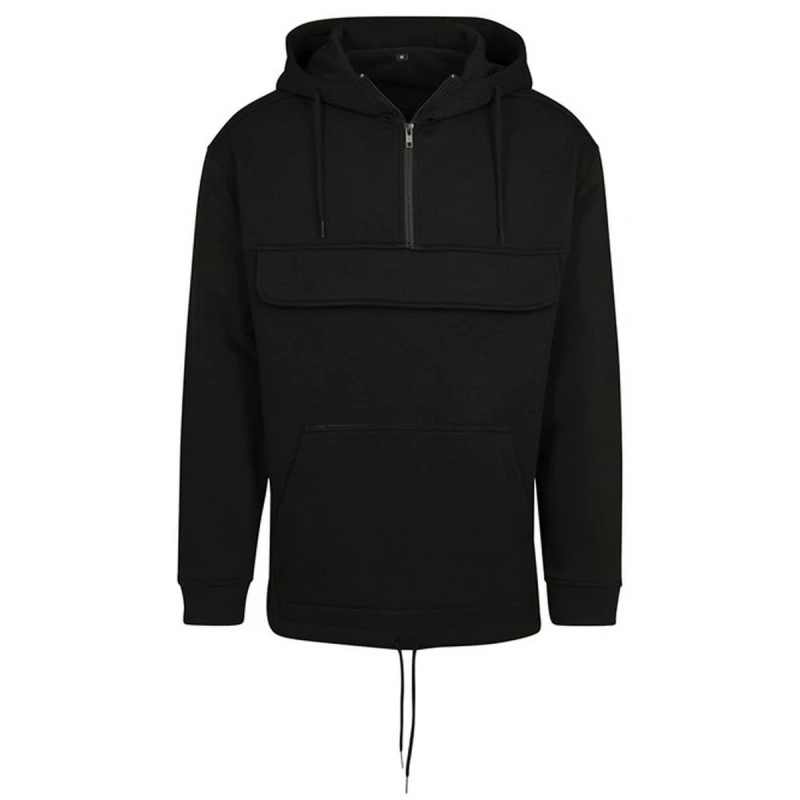 Image of Build Your Brand Mens Pullover Hoodie in Black Size: Small Black Male S