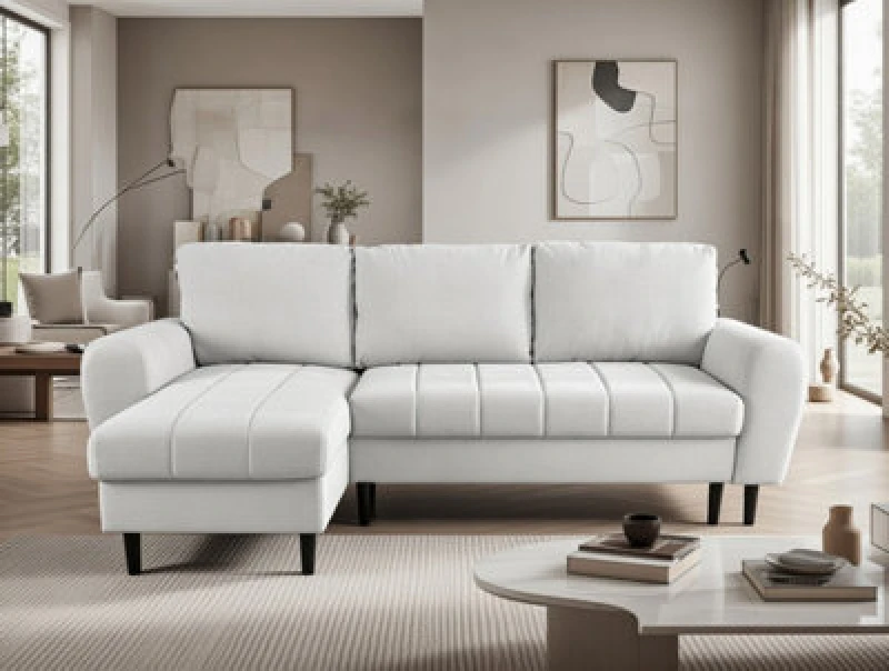 Image of DS Living Sienna 3 Seater Right Hand Facing Storage Sofa Bed in Silver Silver Unisex