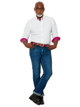 Image of Joe Browns Delectable Double Collar Shirt - White Size M Men