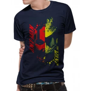 Image of Antman And The Wasp - Head Splat Mens Small T-Shirt - Black