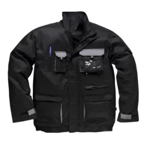 Image of Portwest Mens Texo Contrast Work Jacket Black M