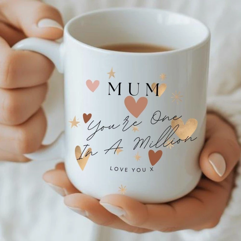 Image of Aye Do Gifts Mum You're One in A Million Mug - 3860 White female One Size