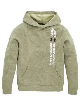 Image of Urban Armor Gear Boys Childrens Rival Wordmark Hoodie - Khaki, Size 13 Years