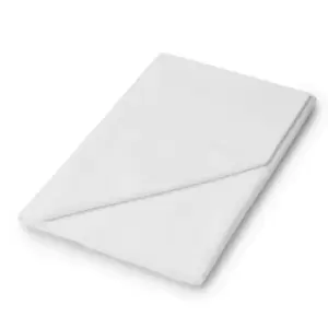 Image of Helena Springfield Plain Dye Percale Single Flat Sheet, Silver