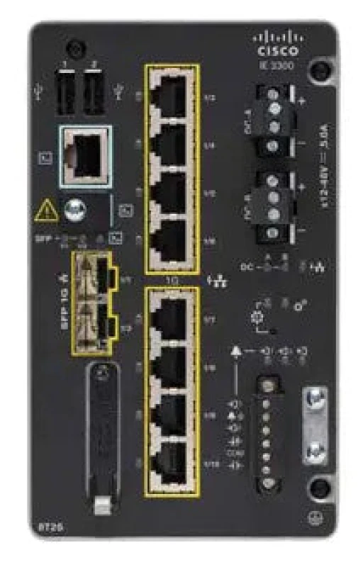 Image of Cisco Catalyst IE-3300-8T2S-A network switch Managed L2 Gigabit Ethern