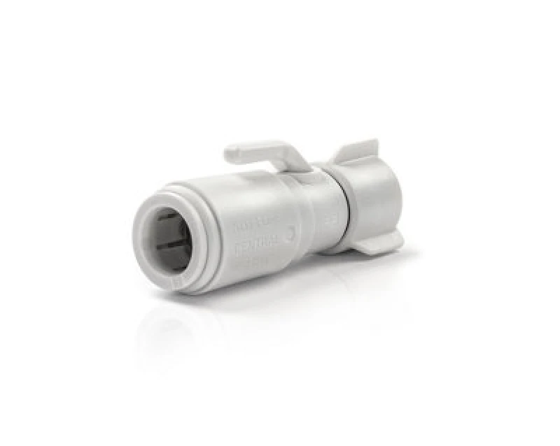 Image of JG Speedfit John Guest Speedfit 15mm X 1/2" Bsp Service Valve With Tap Connector Tool Free (Pack Of 5)