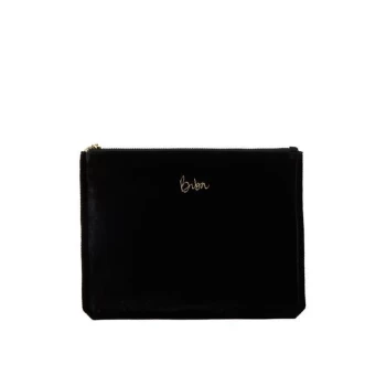 Image of Biba Velvet Pouch - Black