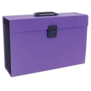 Image of Rexel Joy Expanding Organiser File 19 Part Perfect Purple