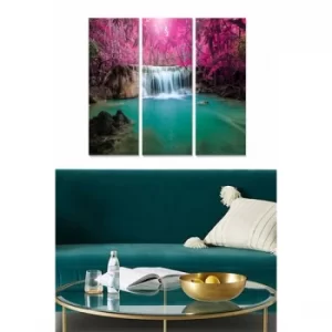 Image of MDF226463893 Multicolor Decorative MDF Painting (3 Pieces)