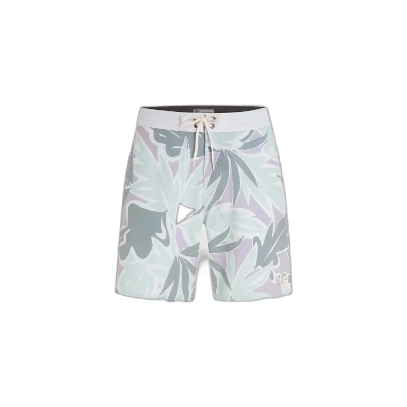 Image of O'Neill Swim shorts O'Neill O'riginal Print 18" Blanc Male 30 US 2800173-31038
